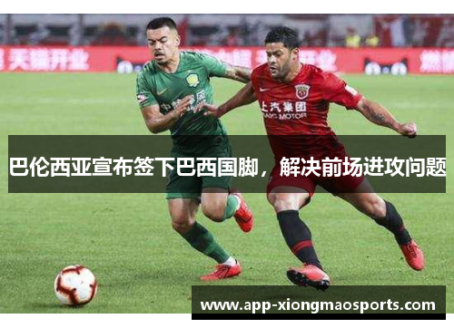 巴伦西亚宣布签下巴西国脚，解决前场进攻问题